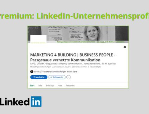 Premium für LinkedIn-Unternehmensprofil