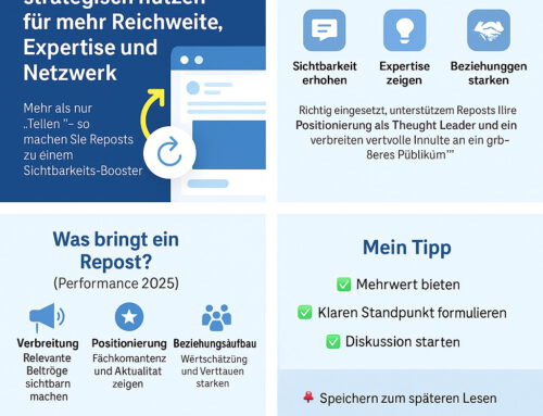 Reposts auf LinkedIn strategisch für Ihre Reichweite nutzen