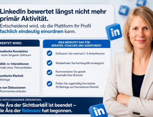 Mehr Content auf LinkedIn führt nicht automatisch zu mehr Reichweite, Themenautorität zählt.