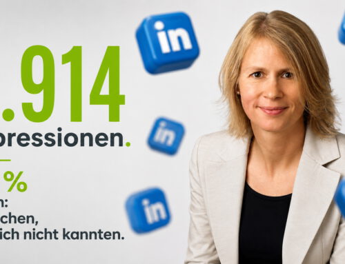 84 % meiner LinkedIn-Impressionen kamen gar nicht aus meinem Netzwerk.