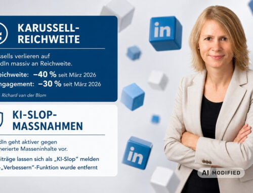 Karussells verlieren auf LinkedIn massiv an Reichweite.