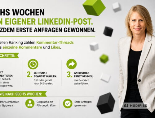 Sichtbar werden auf LinkedIn, ohne selbst zu posten.