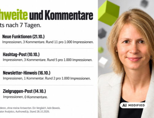 Aktuelle LinkedIn-Themen: Wie viel Reichweite bringen sie?