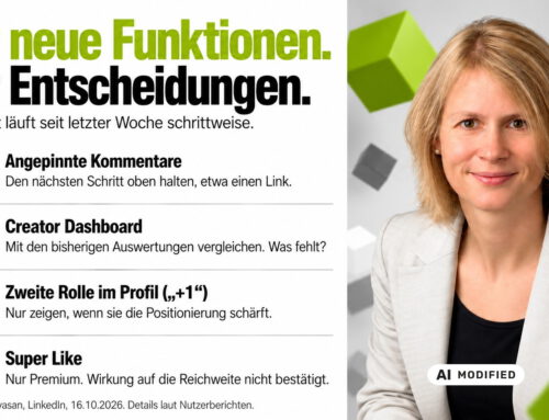Neue LinkedIn-Funktionen: Was Sie jetzt damit tun